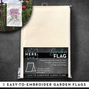 OESD Garden Flag White