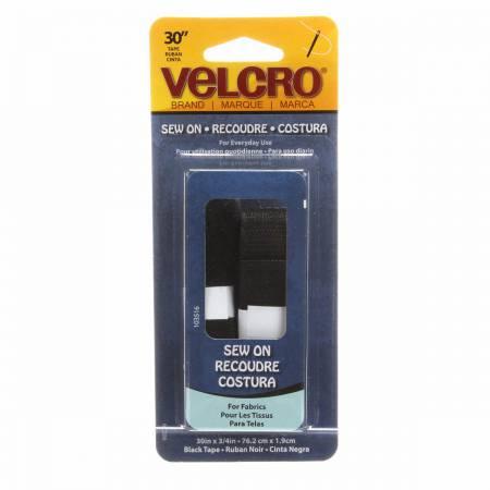VELCRO® Brand Fastener Regular Duty Black 3/4in x 30in
