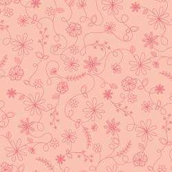 Vintage Flora Coordinates - Swirl Floral Pink